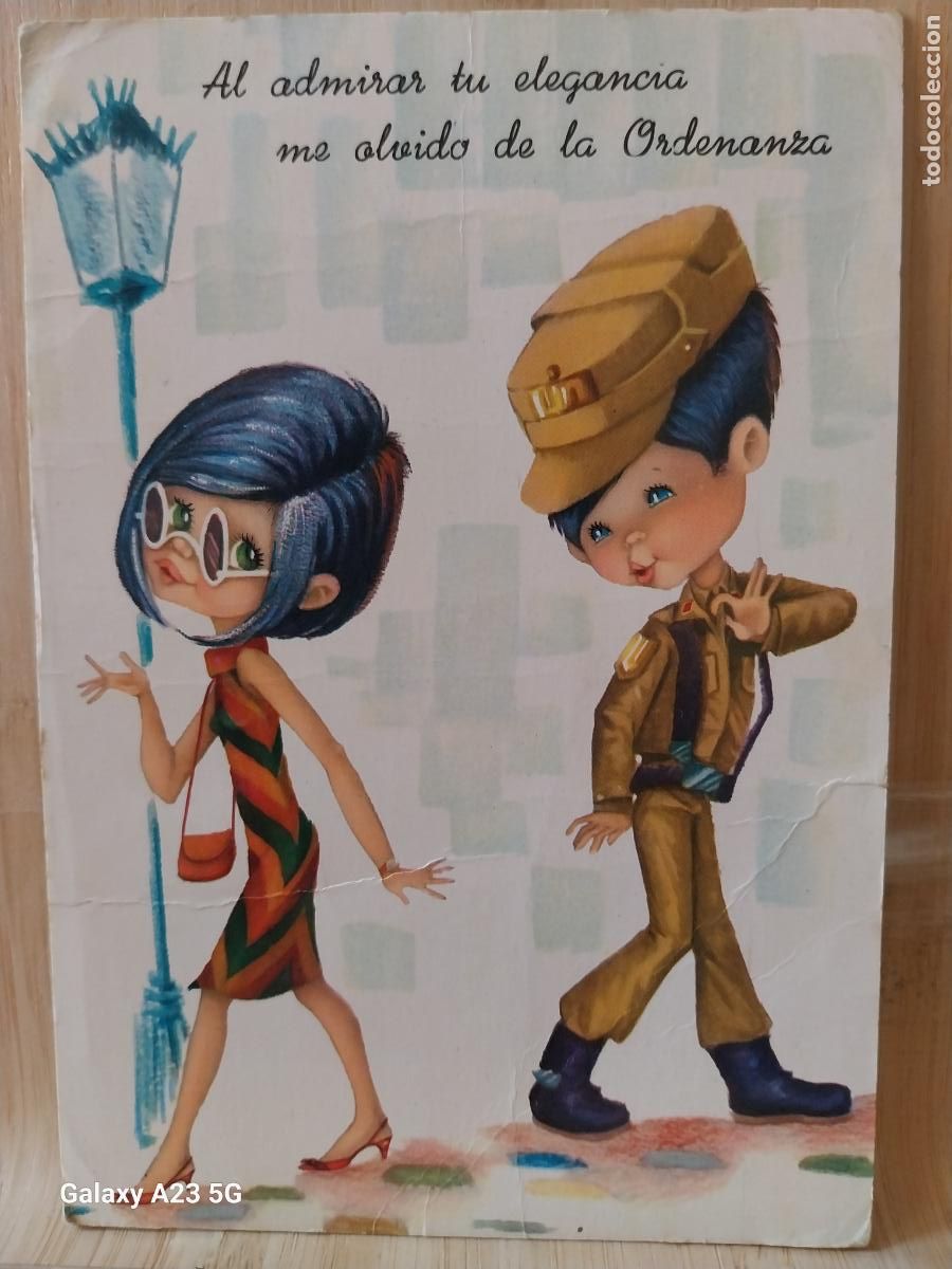 Postales: RECLUTAS MILITARES ILUSTRACION ED CYZ 6636 SC ORIGINAL