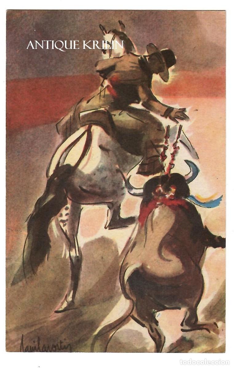 Postales: POSTAL DE TAUROMAQUIA ILUSTRADA AGUILAR ORTIZ / SIN FRANQUEAR