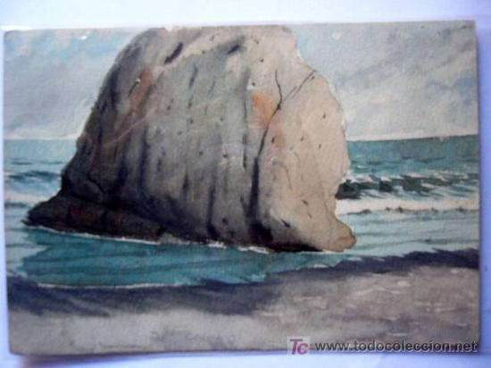 Postales: POSTAL ACUARELA ORIGINAL. - Foto 1