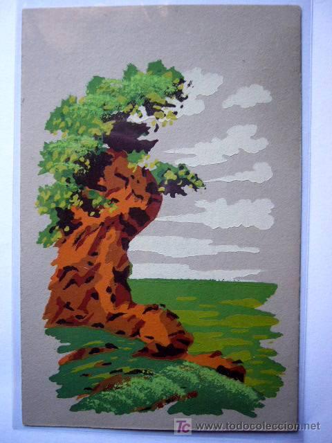 Postales: POSTAL ACUARELA ORIGINAL. - Foto 1