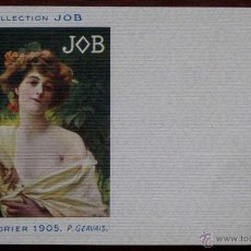 Postales: ANTIGUA POSTAL DE ILUSTRADORES COLLECTION JOB, CALENDRIER 1905. P. GERVAIS. DE LA COLECCION JOB. TIE