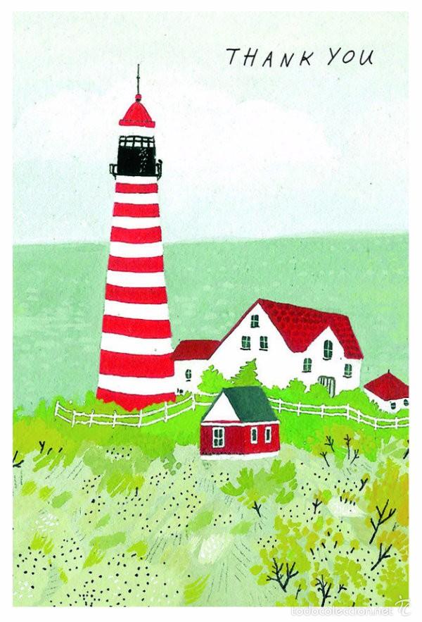 Postales: FAROS POSTAL ILUSTRACION 3 - Foto 1