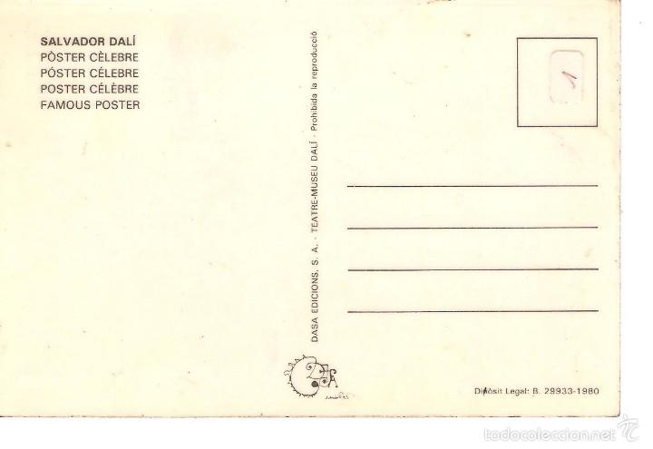 Postales: postal de dali 2/080 - Foto 2