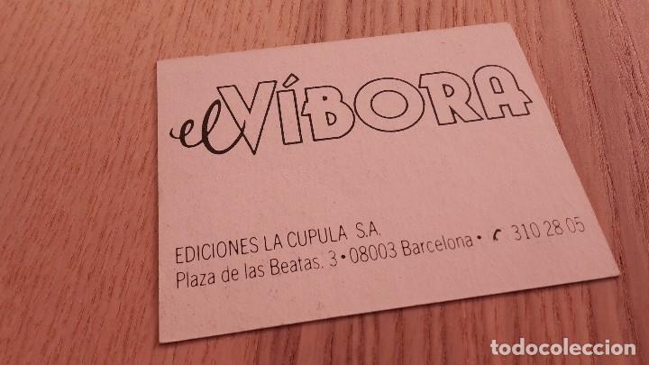 Postales: Tarjeta El Vibora. Ediciones La Cupula S.A. - Foto 2