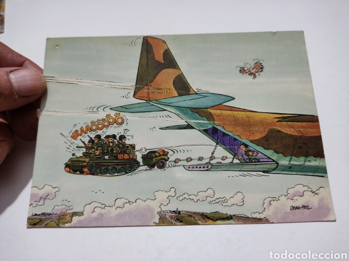 Postales: Postal dibujos militar - Foto 1