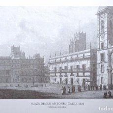 Postales: GRABADO (REPRODUCCION) PLAZA DE SAN ANTONIO. CADIZ . 1824 - CÁDIZ 09
