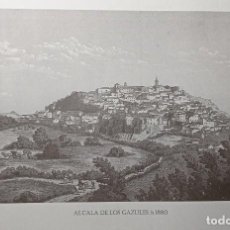 Postales: GRABADO (REPRODUCCION) ALCALA DE LOS GAZULES. H 1880 - PROVINCIA 09. Lote 318669673