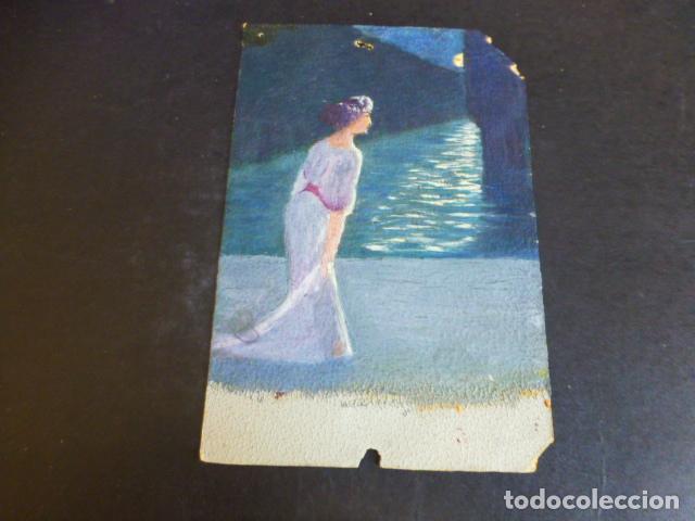 Postales: MUJER AL ANOCHECER POSTAL - Foto 1