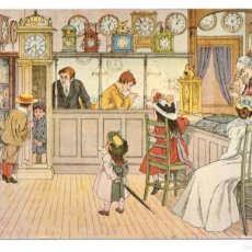 Postales: THE WATCHMAKER'S SHOP (FROM THE BOOK OF SHOPS - 1899) - F. D. BEDFORD