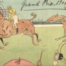 Postales: ILUSTRADA. ILLUSTRATEUR. H. MORIN. HIPICA. EQIITATION. HORSE RIDING 1901