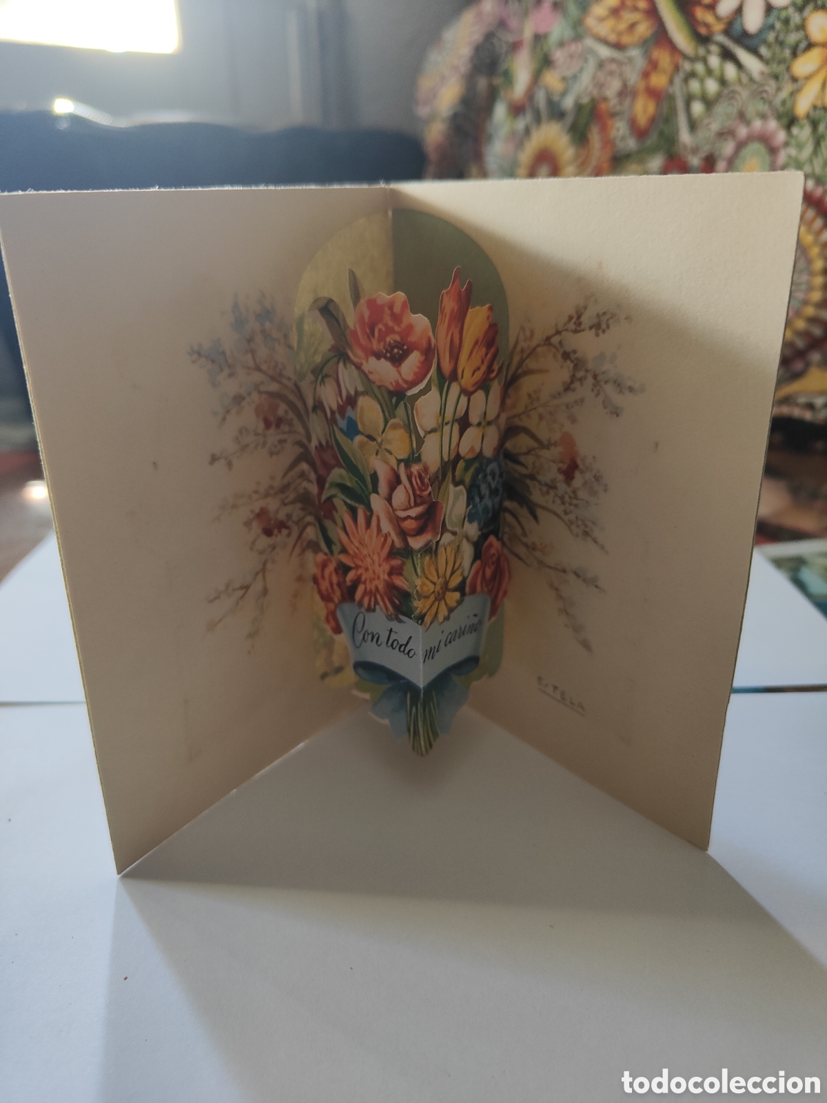 Postales: POSTAL CON TRIPTICO EN RELIEVE - Foto 2