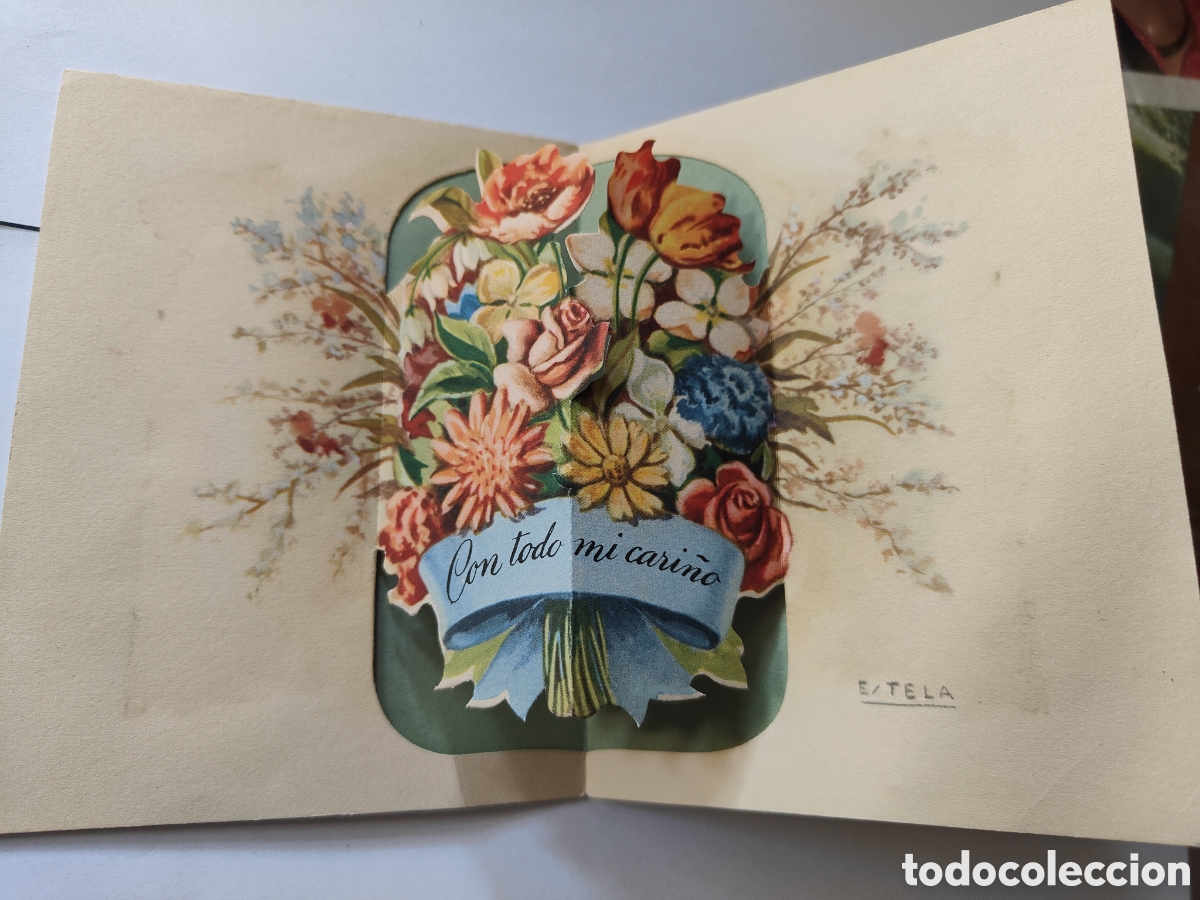 Postales: POSTAL CON TRIPTICO EN RELIEVE - Foto 3