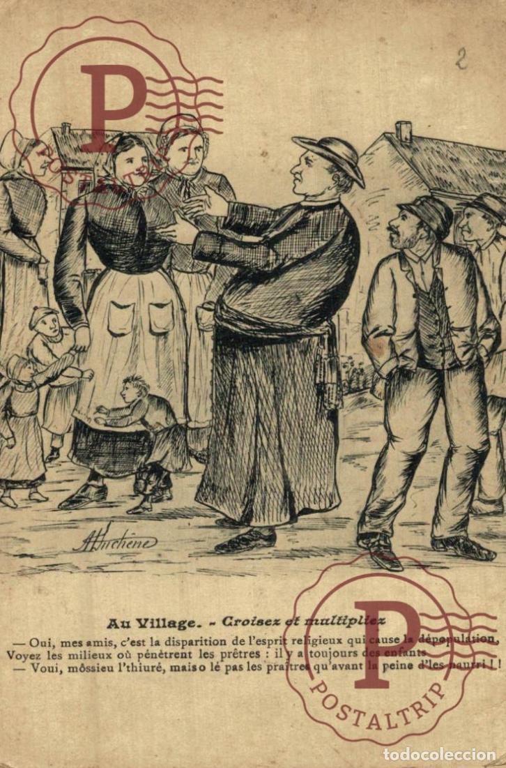 Postales: ILUSTRADA. ILLUSTRATEUR. AU VILLAGE. CROISEZ ET MULTIPLIEZ...