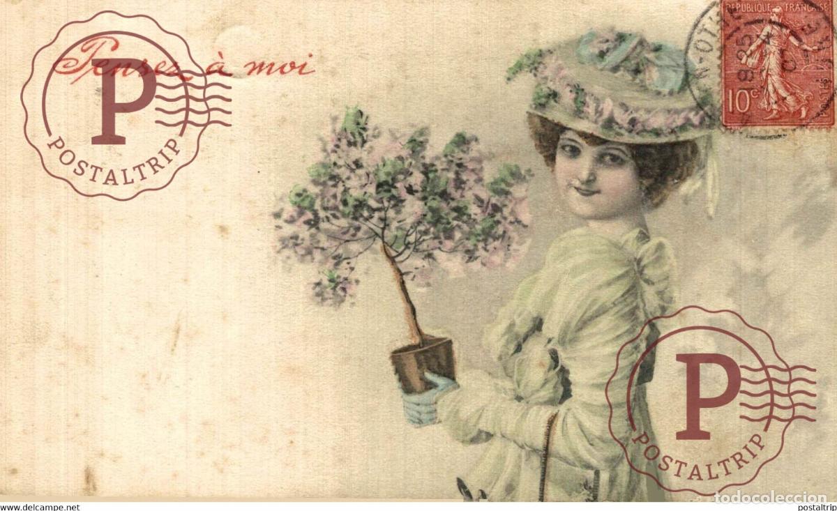 Postales: AVS SAINTS DES FLEURS LLUSTRATION Viennoises VIENNE BONIN COLECCTION