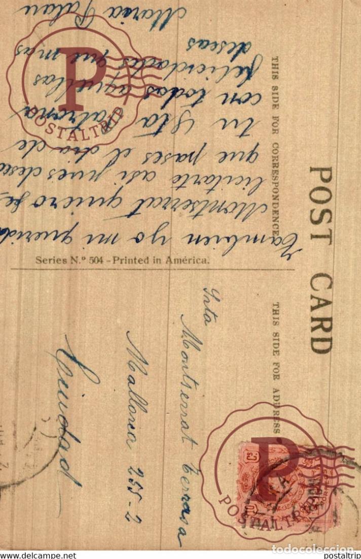 Postales: PRINTED USA SHIPED ESPAGNE - Foto 2