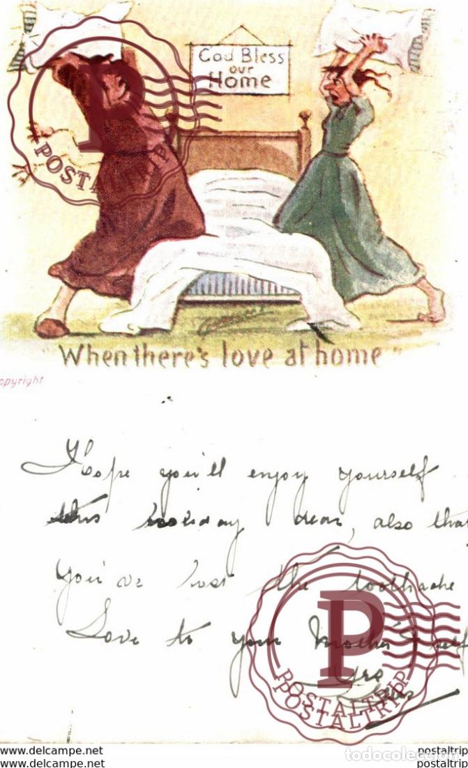 Postales: WHEN THERES LOVE AT HOME