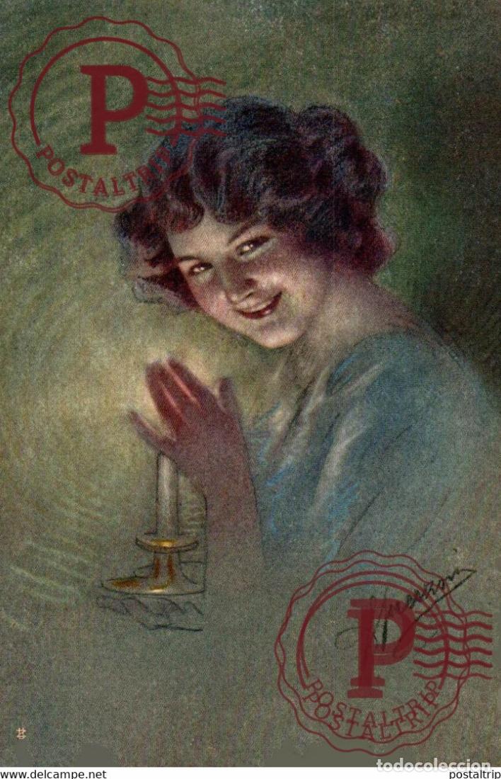 Postales: first mate MUJER FEMME WOMAN ILLUSTRATEUR