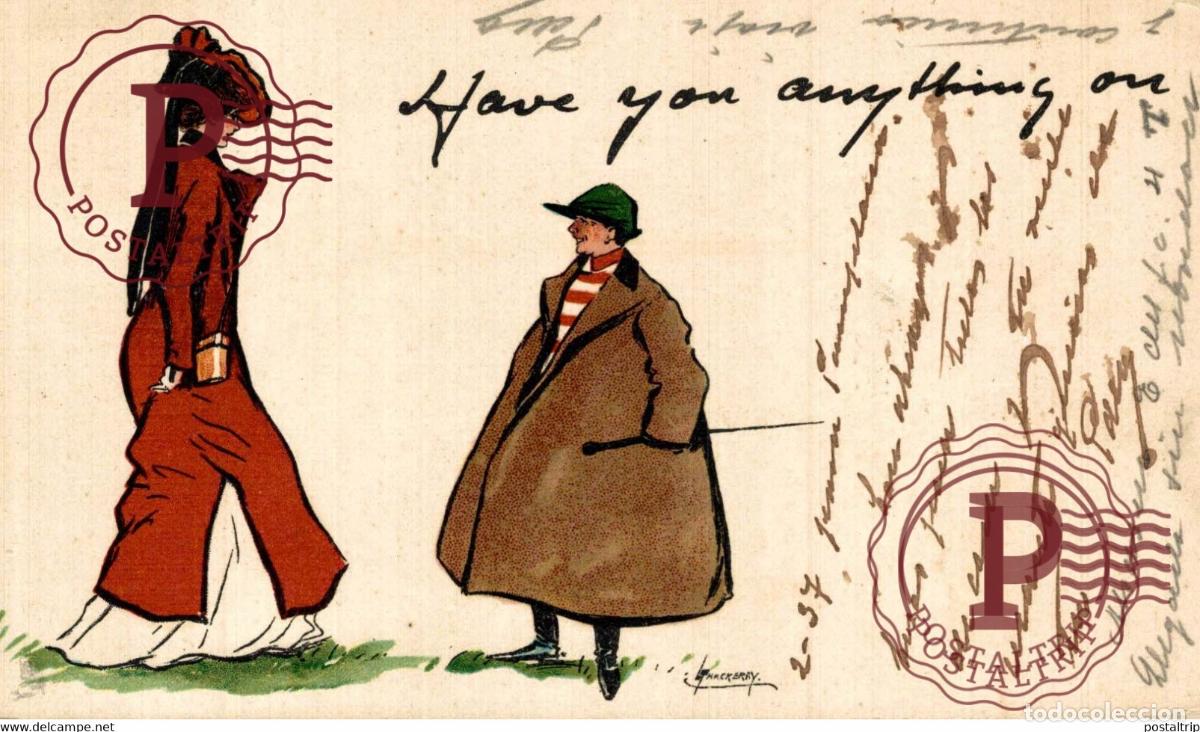 Postais: Lance Tackeray. Have yiu anything on? Tuck Comic Sketches. Write Away Ser PC # 873