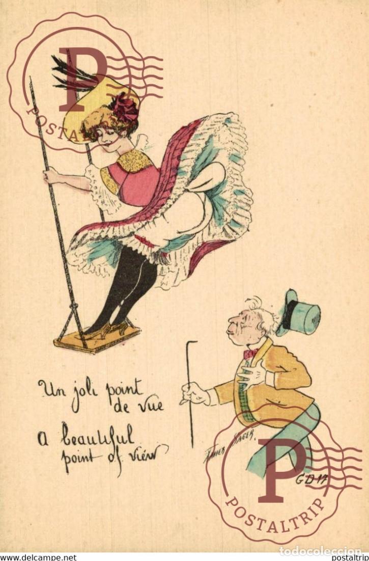 Postais: XAVIER SAGER UN JOLI POINT DE VUE G D 17 ILLUSTRATOR ILLUSTRATEUR