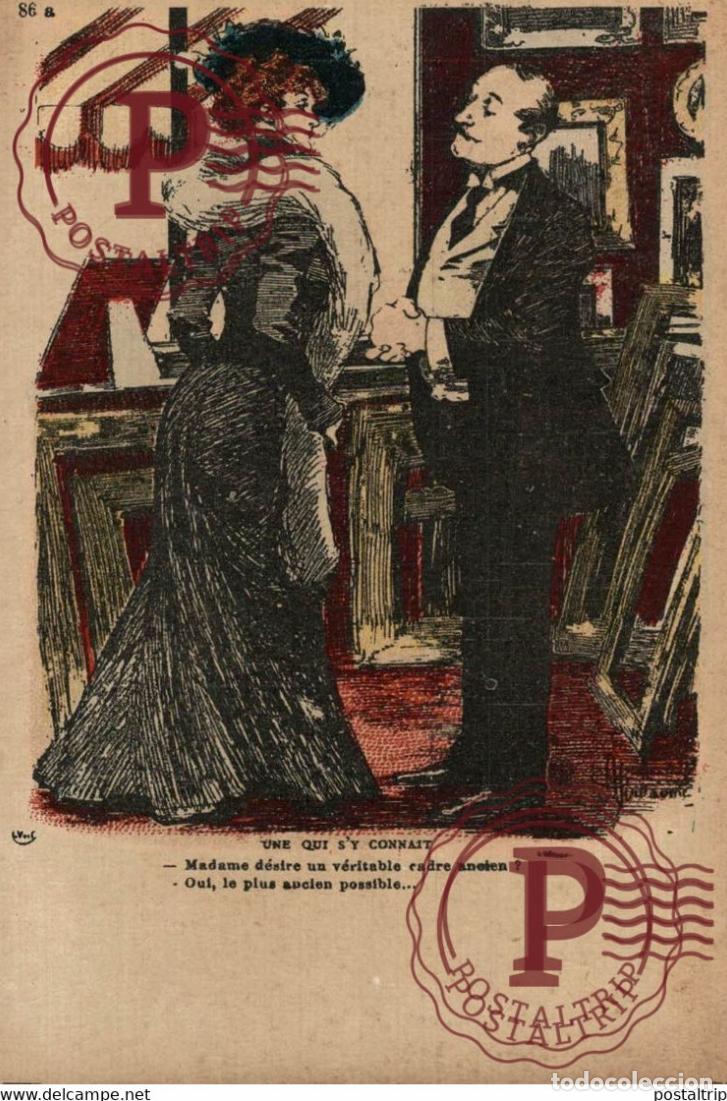 Cartes Postales: Illustrateur Albert Guillaume: Une Qui sy connait ILLUSTRATOR ILLUSTRATEUR