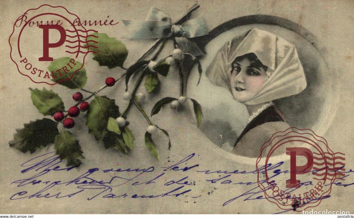 Postales: K F PARIS SERIE 1159 femme Illustrateur ILLUSTRATION Viennoises VIENNE