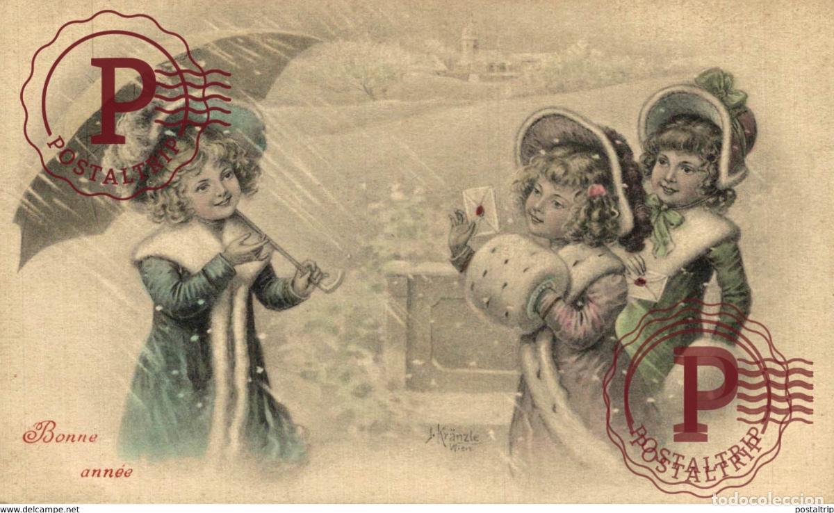 Postales: J KRANZLE WIEN BKWI 4096 4 Illustrateur ILLUSTRATION Viennoises VIENNE