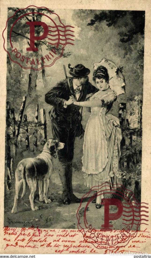 Postales: RAPHAEL TUCK SERIE 282 CHASSE HUNTING DOG CHIEN Illustrateur ILLUSTRATION