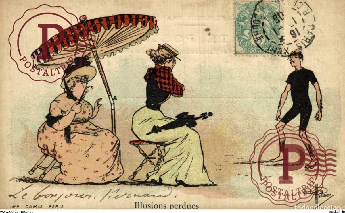 Postais: ILLUSIONS PERDUES A. Guillaume ILLUSTRATION