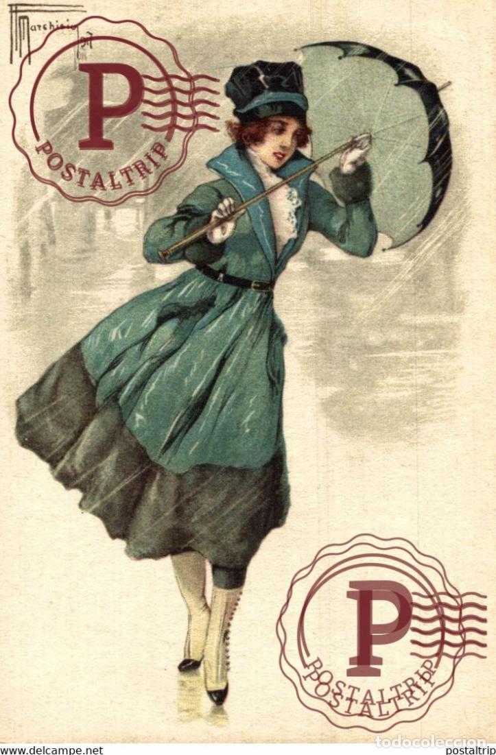 Postais: Illustrateur Illustrator FEMME MARCHISION 917