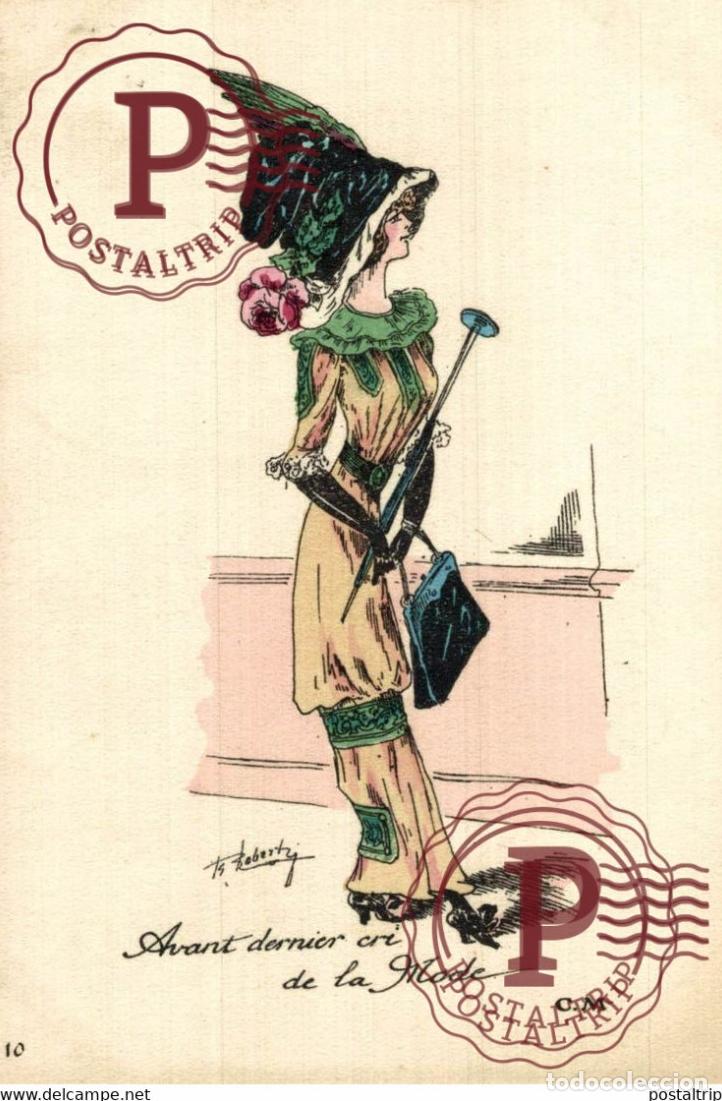 Cartoline: ILLUSTRATEUR ROBERTY - MODE FEMME - Avant dernier cri de la Mode Illustrator ILLUSTRATEUR