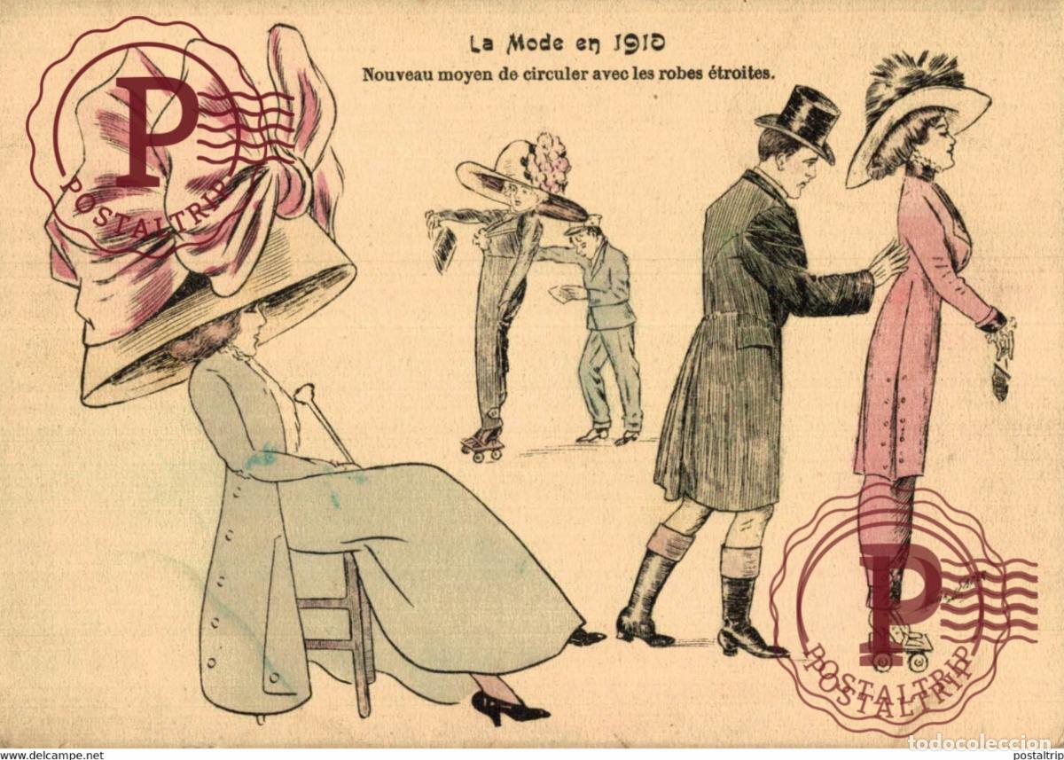 Cartoline: ILLUSTRATEUR XAVIER SAGER Femmes avec chapeau la Mode en 1910, serie KF 3998