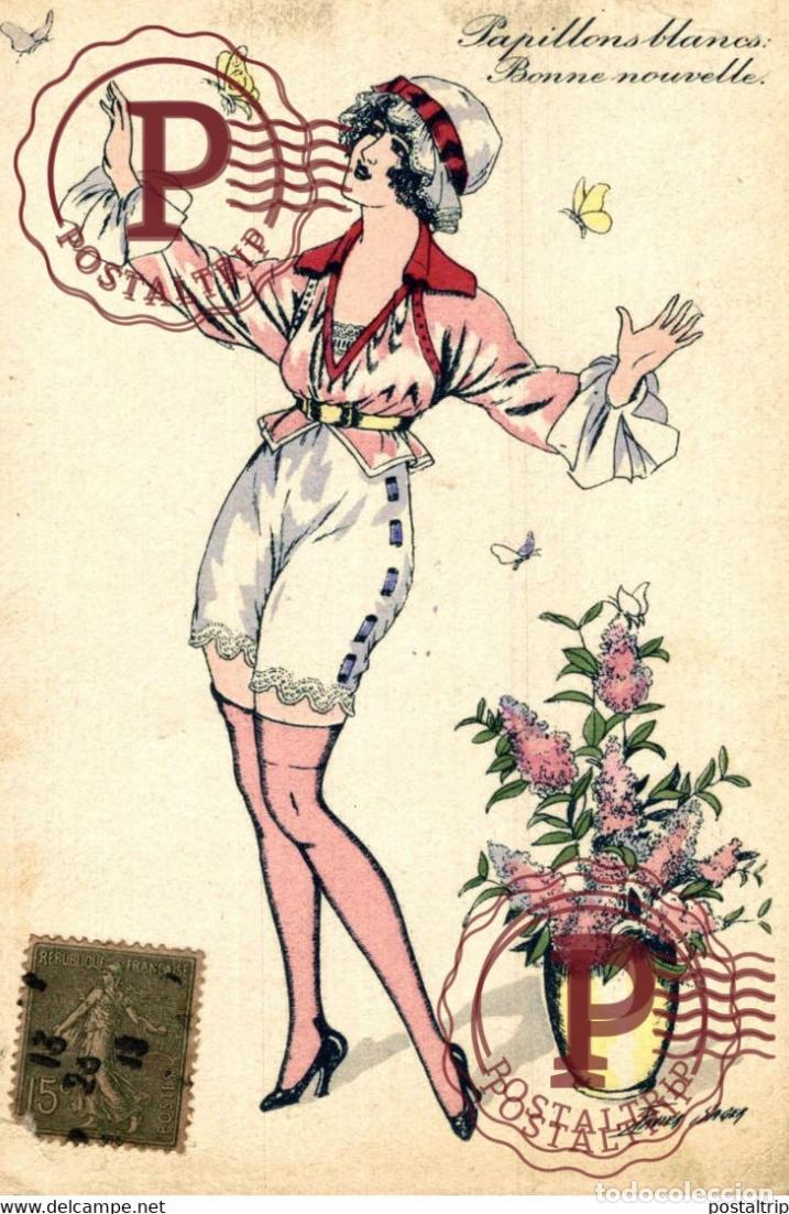 Cartoline: ILLUSTRATEUR XAVIER SAGER A NOYER SERIE NR 37 LES PETITES SUPERSTITIONS