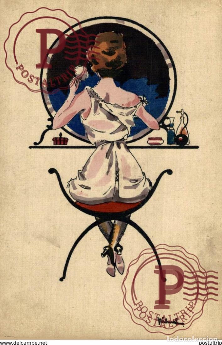 Postales: ILLUSTREE SIGNEE ART NOUVEAU