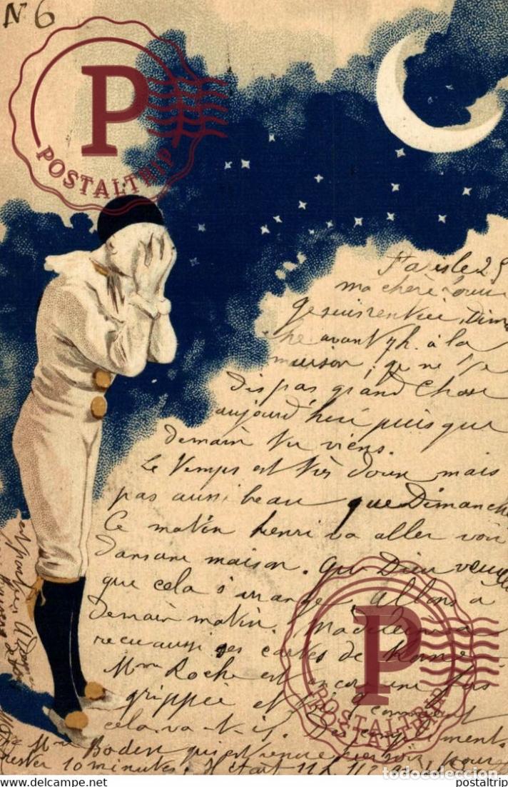 Postales: RARE LOT 6 CARTES Illustrator ILLUSTRATEUR PIERROT