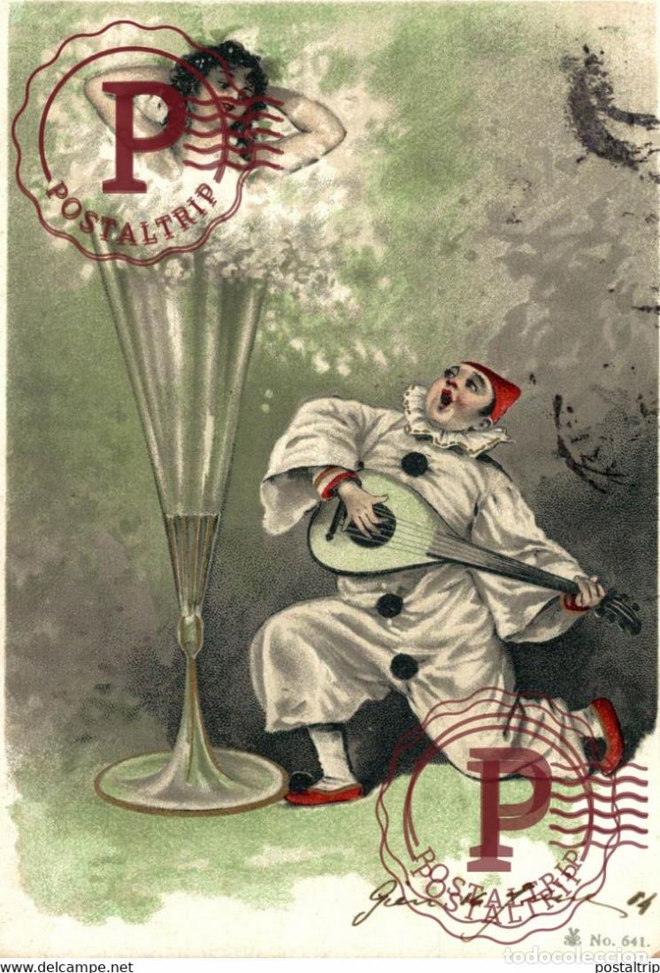 Postales: TRES RARE LOT 6 CARTES ILLUSTRATORE Illustrator ILLUSTRATEUR PIERROT ET COLOMBINE ART NO