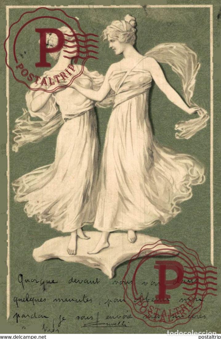 Postales: LOT 4 CARTES POSTALES Illustrator ILLUSTRATEUR