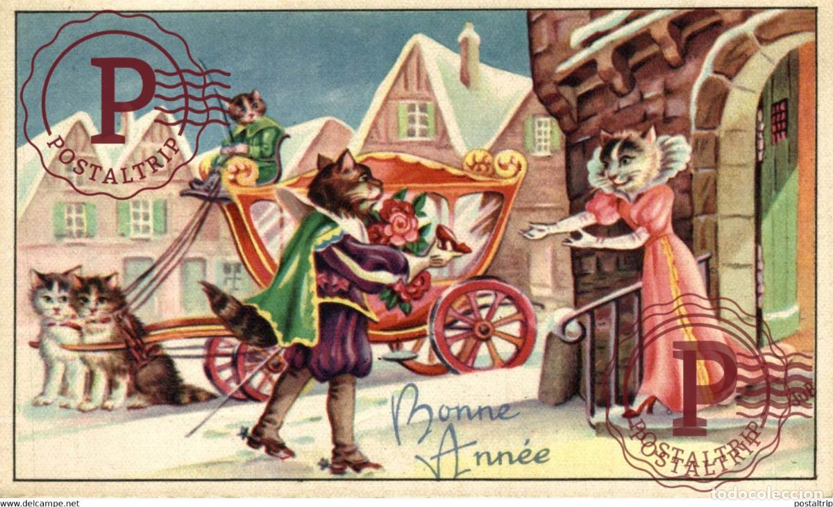 Postales: CHAT HUMANISE - CHATS - CAT - KAT - KATZE - GATO - &eacute;dition JUB - M D