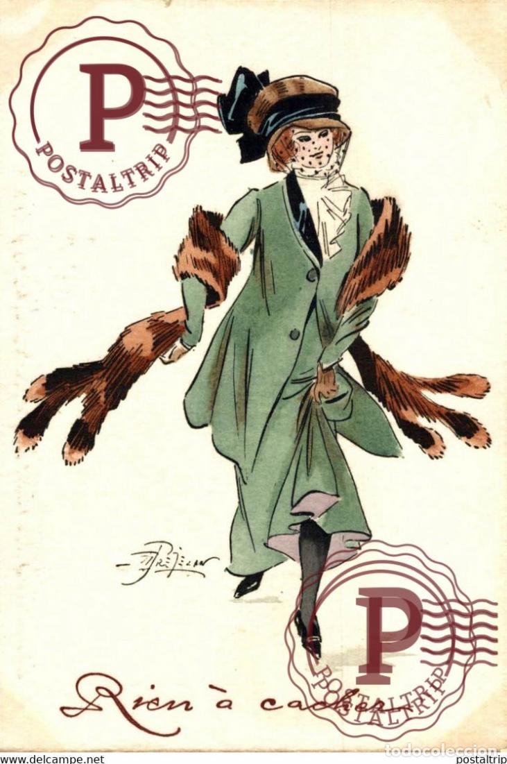 Postcards: ILLUSTRATEUR M.M VIENNE N&deg;480 M MUNK RIEN A CACHER FEMME PREJEAN ILLUSTRATEUR