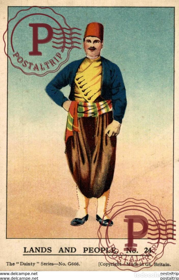 Postkarten: LANDS AND PEOPLE N&ordm; 24 THE DAINTY