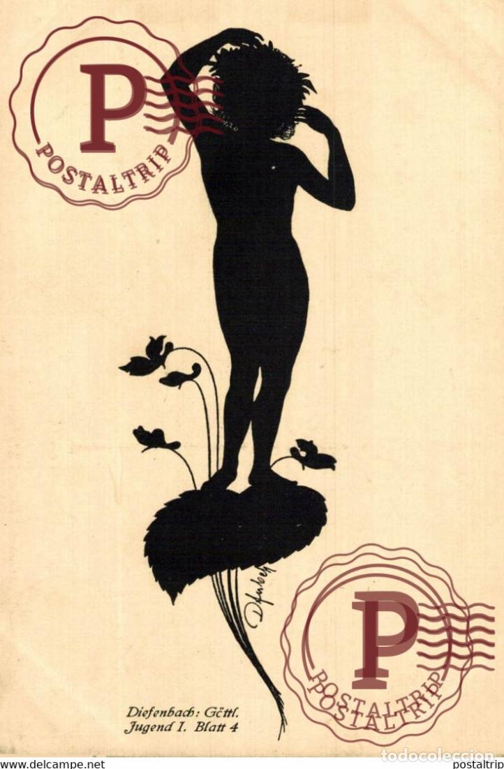 Postkarten: DIEFENBACH G&Ouml;TTL. JUGEND I. BLATT 4. ILUSTRADOR ILLUSTRATEUR ILLUSTRATION