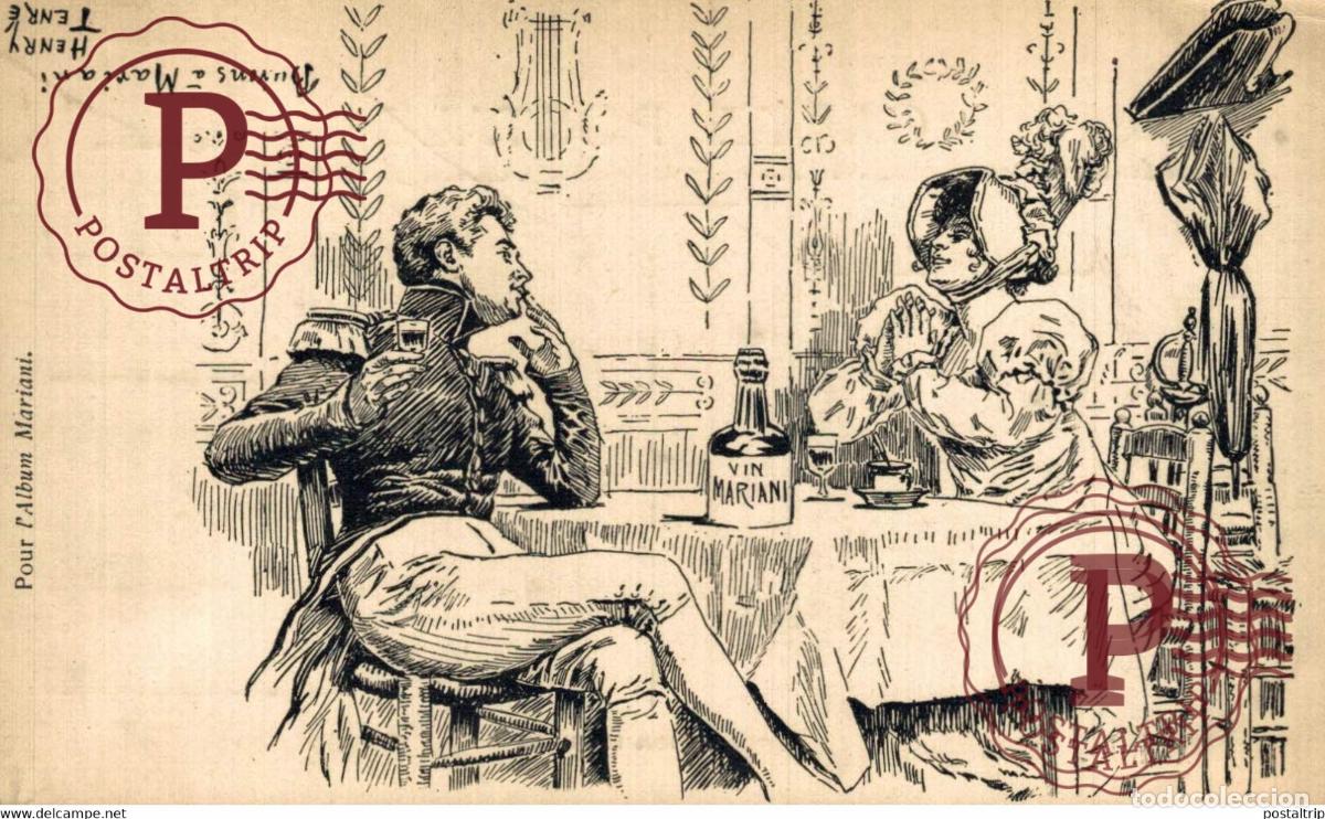 Cartoline: POUR LALBUM MARIANI. HENRY TENR&Eacute;. ILUSTRADOR ILLUSTRATEUR ILLUSTRATION