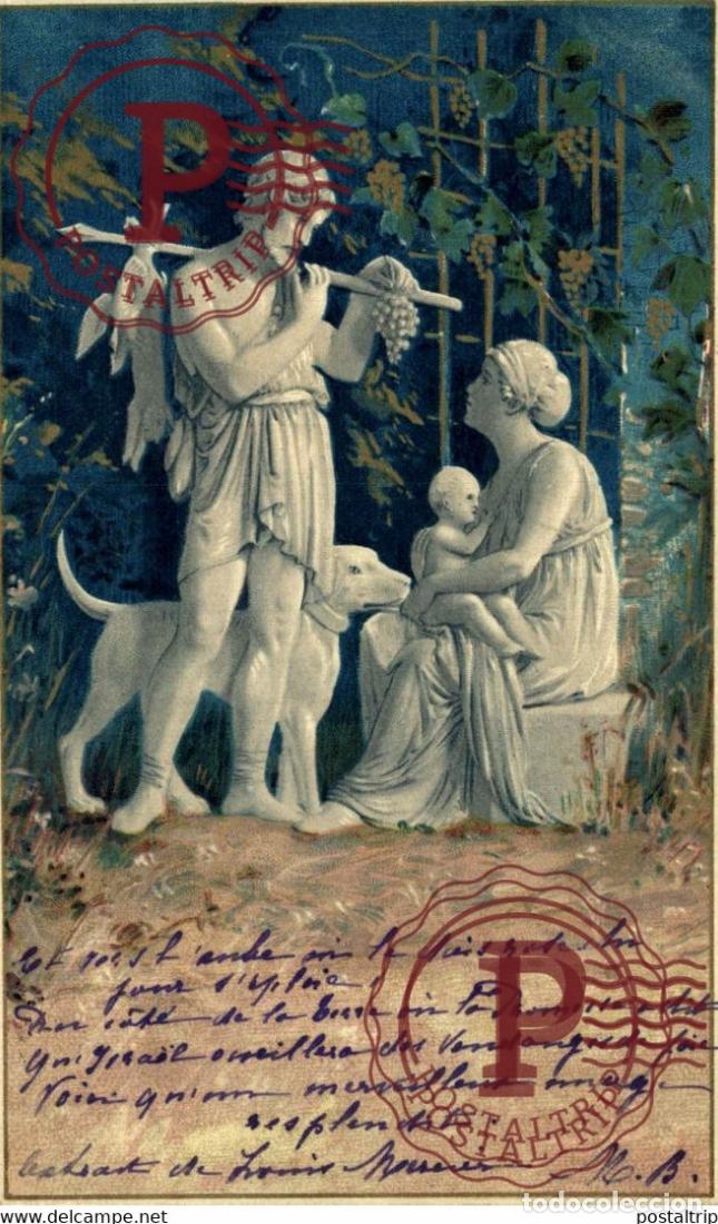 Postkarten: lote 2 postales illustration illustrateur