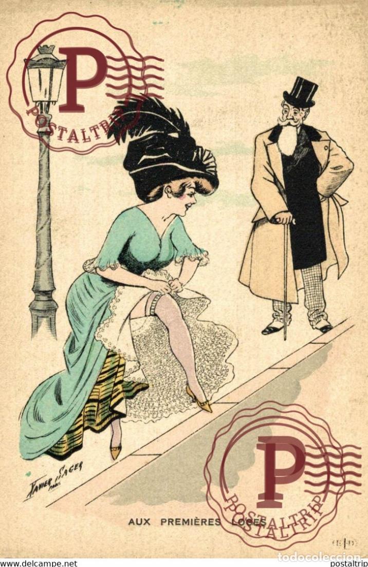 Postales: illustrateur SAGER XAVIER AUX PREMIERES LOGES