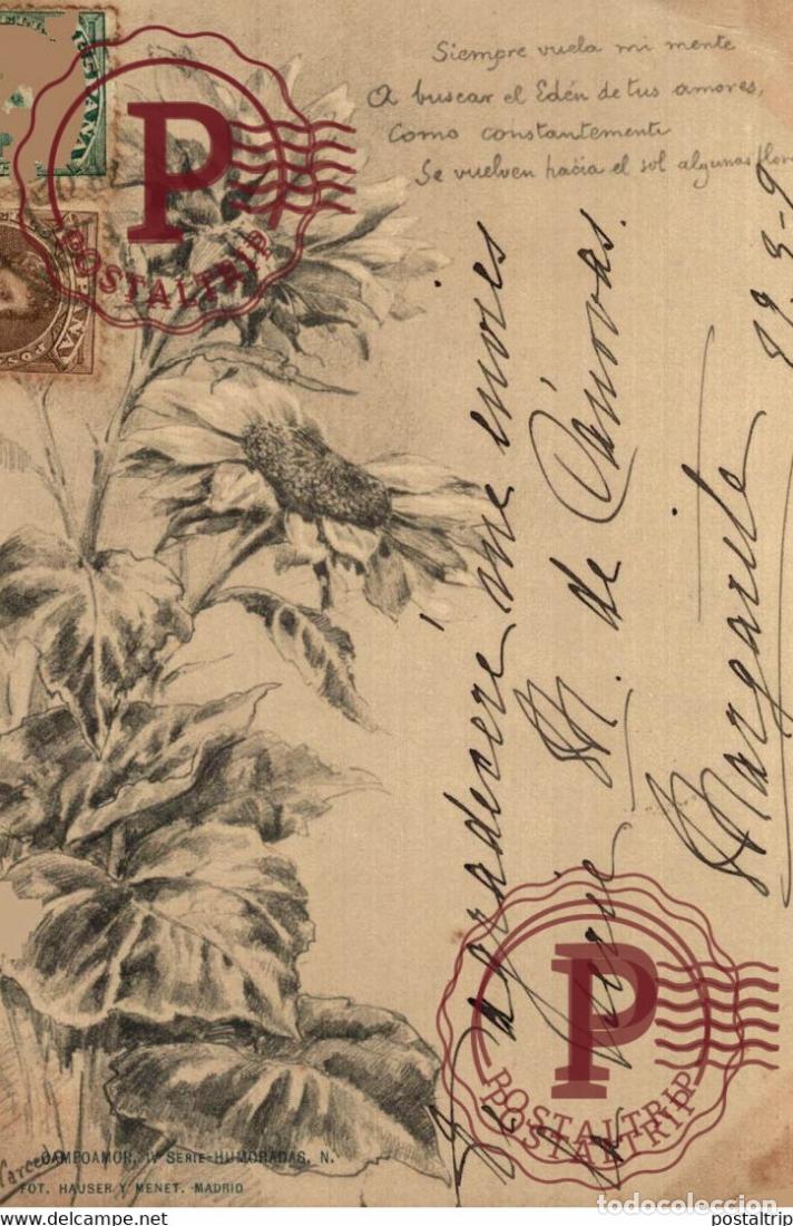 Postales: CAMPOAMOR, IV SERIE-HUMORADAS, N&ordm;1 HAUSER Y MENET. - ILUSTRADOR P. CARCEDO.