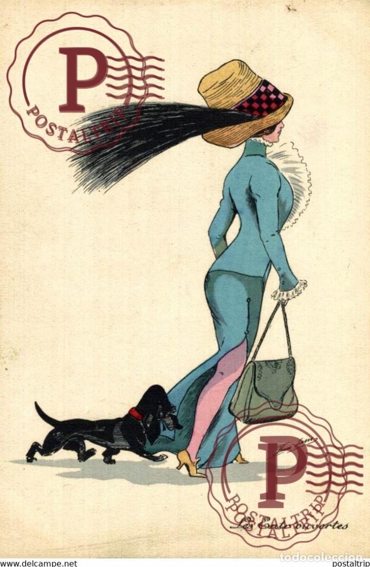 Postales: ILLUSTRATEUR XAVIER SAGER. SERIE K. F. 4570 LES ENTROUVERTES.