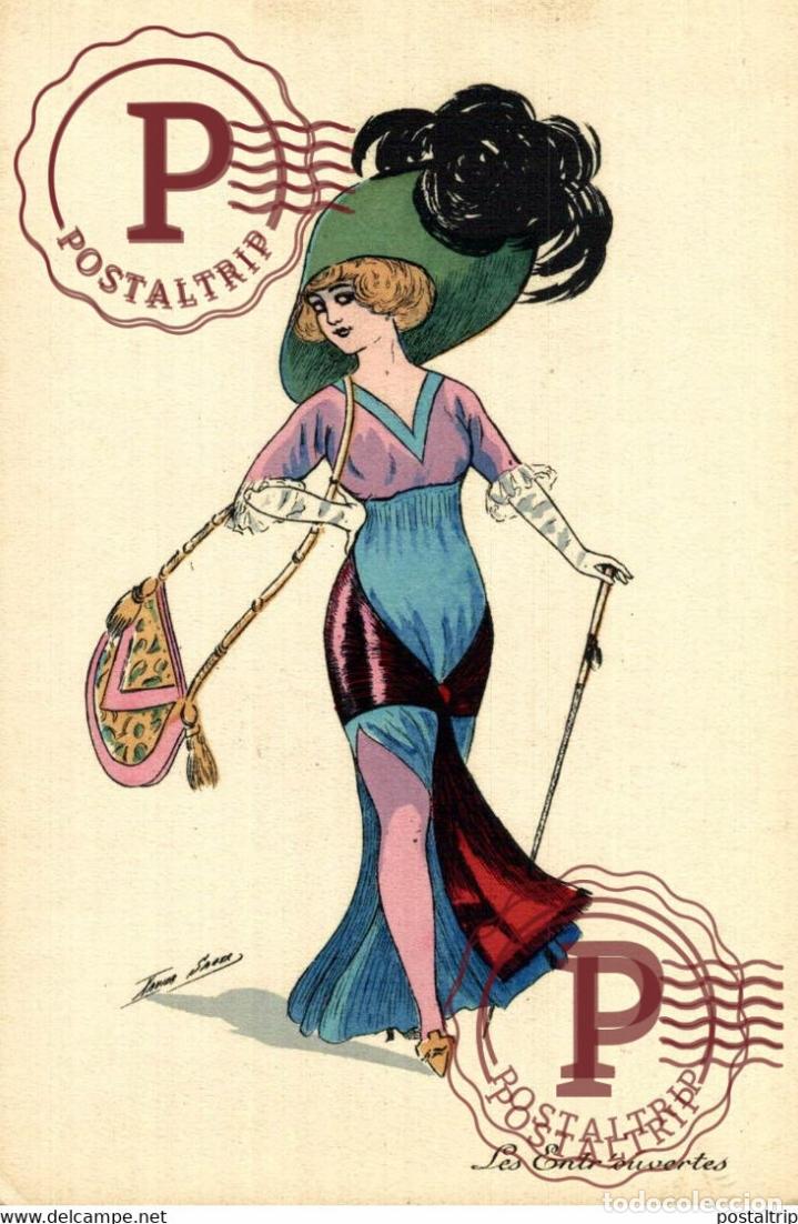 Postales: ILLUSTRATEUR XAVIER SAGER. SERIE K. F. 4570 LES ENTROUVERTES.