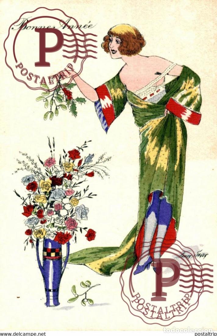 Postales: ILLUSTRATEUR XAVIER SAGER. BONNE ANNE.