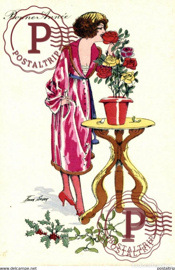 Postales: ILLUSTRATEUR XAVIER SAGER. BONNE ANNE.