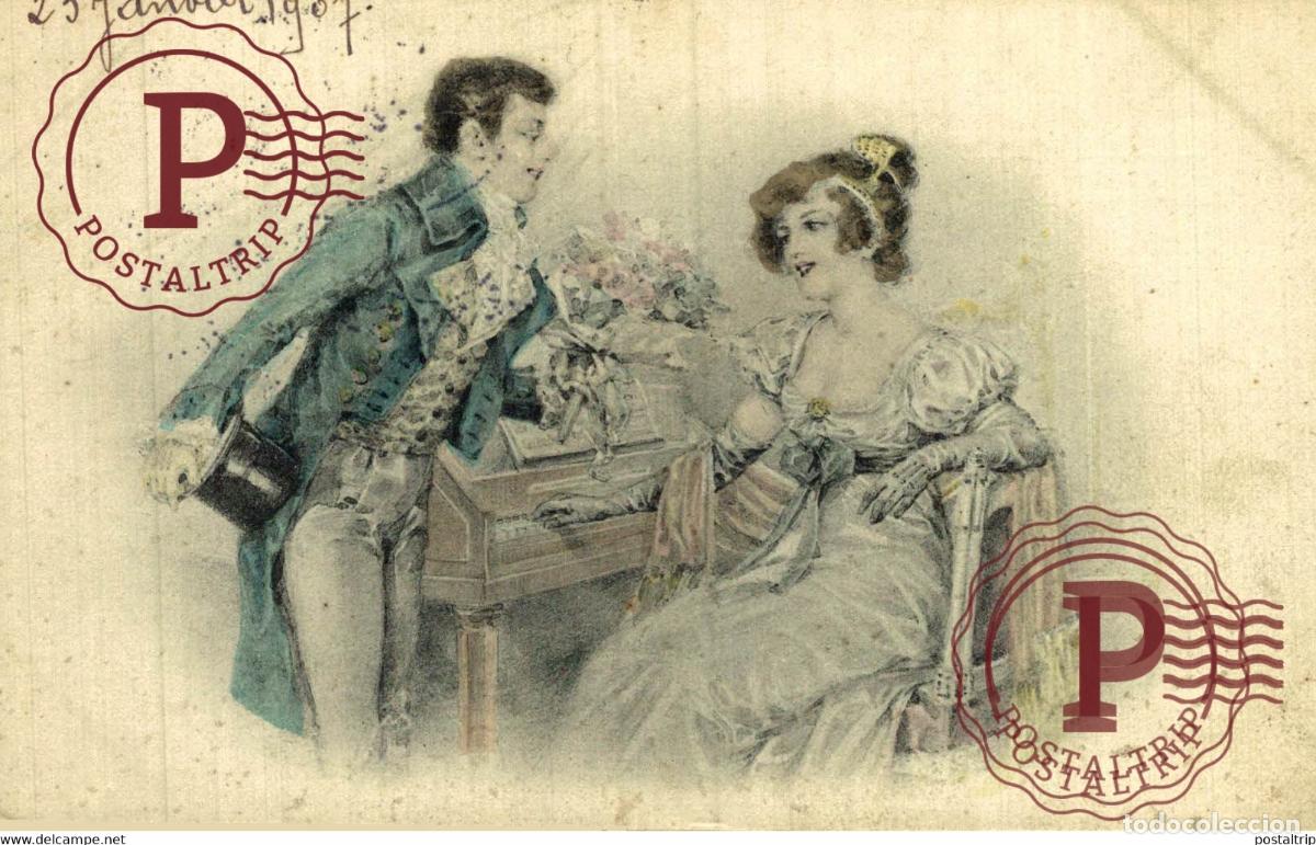 Postales: VIENNE Viennoises. JANVIER 1907. SERIES 1069. 3.