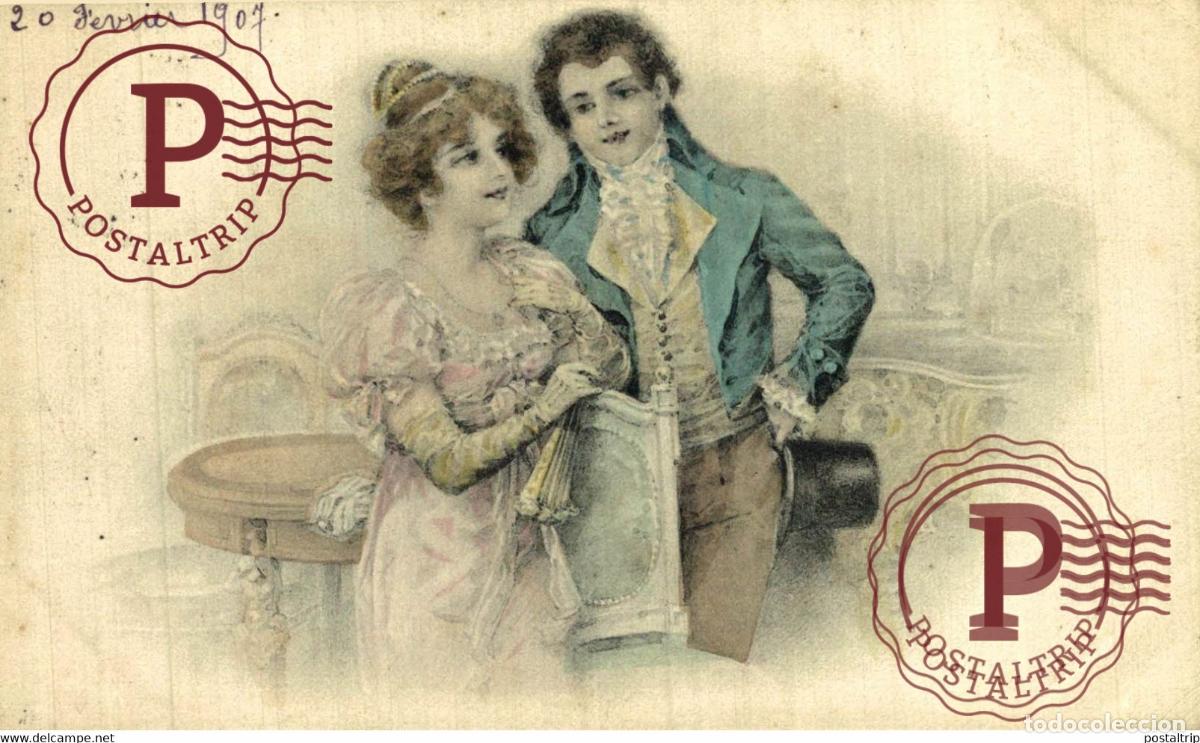 Postales: VIENNE Viennoises. JANVIER 1907. SERIES 1069. 2.